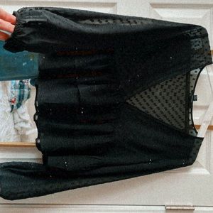 Forever21 Black long sleeve top